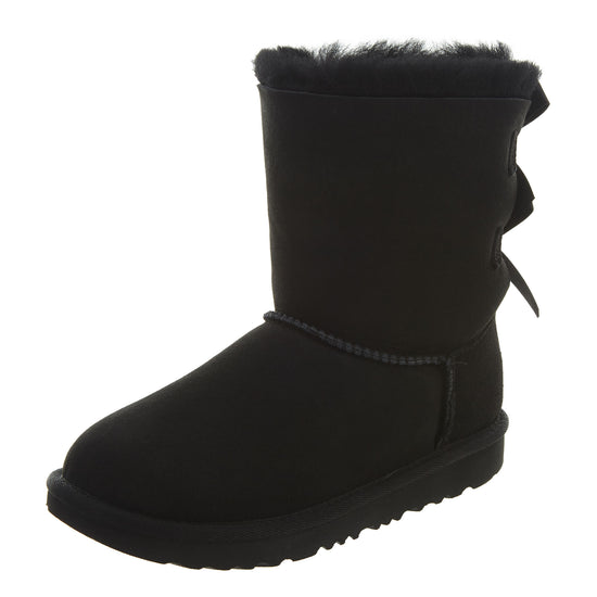 UGG Bailey Bow II Boot Black (Kids)