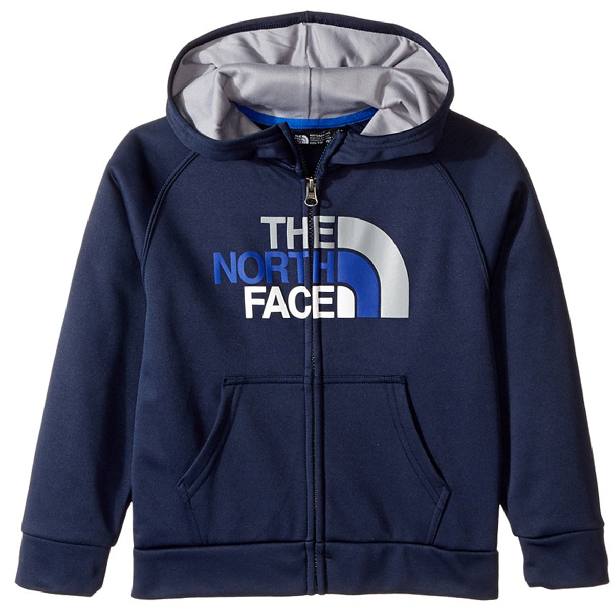 North Face Surgent Full Zip Hoodie Big Kids Style : A2u3u