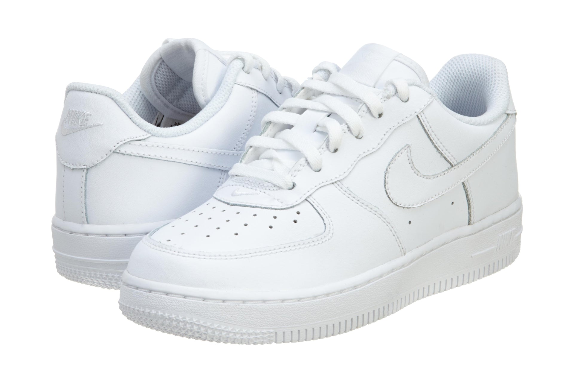 Nike force 1 (ps) white/white/white low top youth Boys / Girls Style :314193